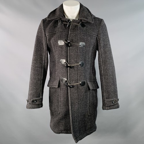 Cappotto herringbone nero - cappotto,