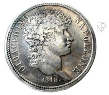 Napoli-Due Sicilie (Gioacchino Napoleone MURAT) 5 Lire 1813