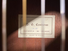 Chitarra classica Contreras C 11 del  1990 con custodia rigida