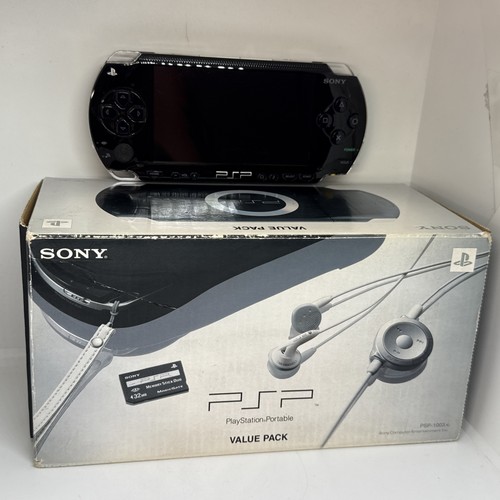 Console sony psp 1000 boxata - console,