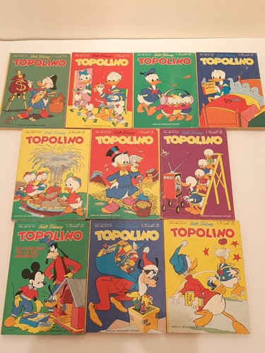 Lotto fumetti topolino - 10, "topolino"