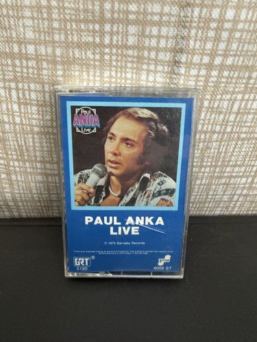 Paul anka live cassette used - anka,