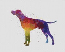 Acquerello cane cucciolo