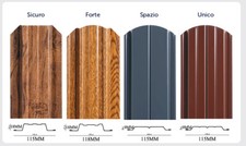 Doghe su misura per recinzione