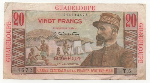 Guadalupa francia franchi - francia,
