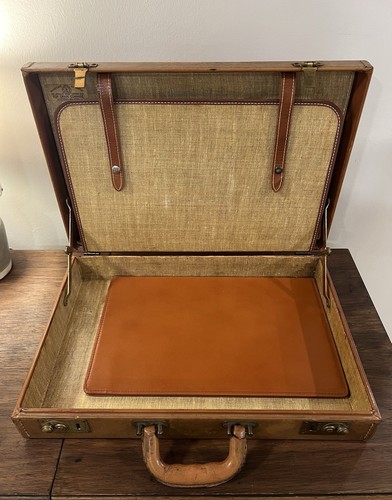 Cartella rigida vintage pelle