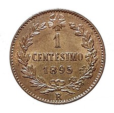 [NC] UMBERTO I - 1 CENTESIMO 1895 - FDC ROSSO (nc135c)