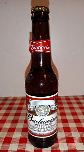 Bottiglia rara birra - bottiglia, budweiser