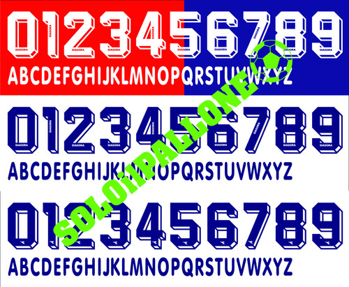 Kit nome numero flock - kit,