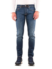 PANTALONE JEANS UOMO LIU JO FRANK DK M000P304 COTONE W02 BLU ORIGINALE PE 2024