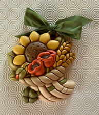 Thun Quadro formella "girasoli e tulipani" originale