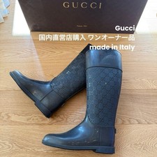 Stivali Gucci donna tacco GG