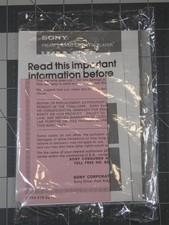 New sealed 1986 sony - new,