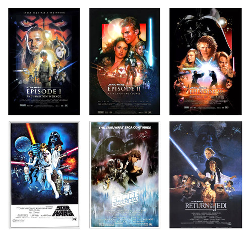 Star wars trilogy set 6 - trilogy,