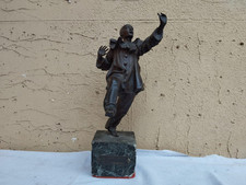 ANTICA SCULTURA IN BRONZO NUMERATA PIERROT FONDERIE POCCARDI TORINO XIX - XX sec