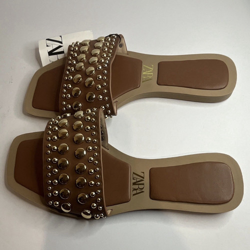 Zara brown beige leather - zara,