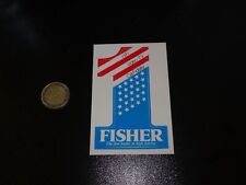 ADESIVO STICKER KLEBER vintage fisher hifi video tv car fidelity