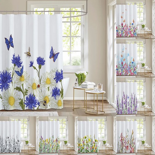 Tenda doccia stampa - , fiori