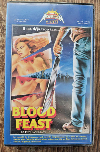 Vhs blood feast la - blood, /