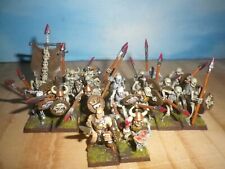 Warhammer-Esercito dei non morti-23 Scheletri in plastica ottimamente dipinta