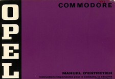 OPEL COMMODORE B MANUEL