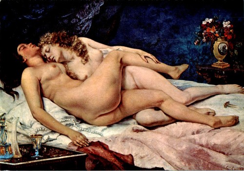 Gustave courbet sommeil - courbet,, le