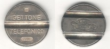 GETTONE TELEFONICO IPM 7701 NICHELATO NICKEL TOKEN - ITALY TELEPHONE TOKEN