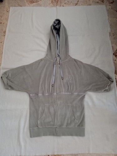 Felpa con zip - e, cappuccio