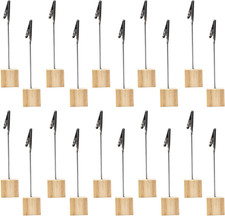 20 Pezzi Portafoto Con Mollette Clip Portafoto Porta Memo Porta Segnaposto Clip 