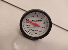 MANOMETRO PRESSIONE TURBO - UNIVERSALE - RETROILLUMINATO - 52 mm