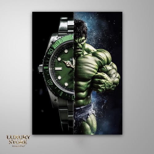 Rolex hulk quadro - hulk, |