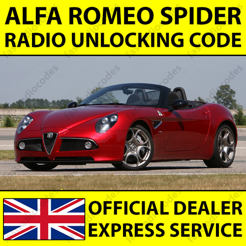 Alfa romeo spider autoradio - romeo,