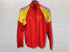 Legea Tuta Vintage Striano Giacca + Pantaloni Giallo Rosso Uomo XL Vintage Retro