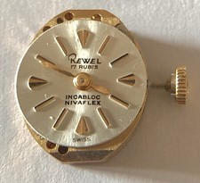 Rewel Donna Calibro AS 1677 . Il Movimento Funziona. Corona originale marcata R.