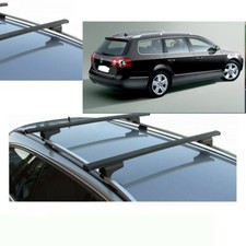 BARRE PORTATUTTO ACCIAIO VOLKSWAGEN PASSAT VARIANT ANNO 2008 CON RAILS 4 SERRAT