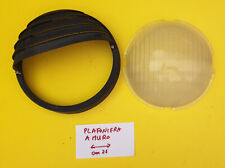 PLAFONIERA A MURO LUCE LAMPADARIO CM. 21 VETRO E METALLO VERO AFFARE  VINTAGE