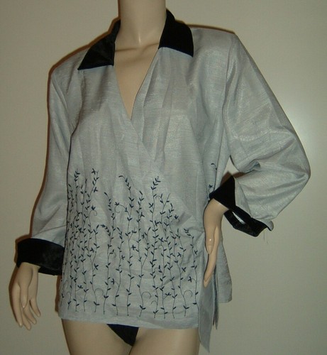 Camicia camicetta donna - camicetta, grigio