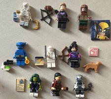 LOTTO N. 12 Personaggi LEGO MINIFIGURES 71039 MARVEL SERIE 2 Con Accessori