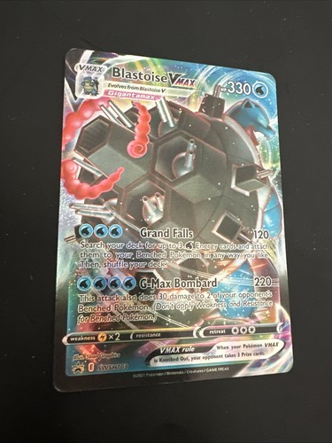 Pokemon blastoise vmax swsh103 - blastoise,