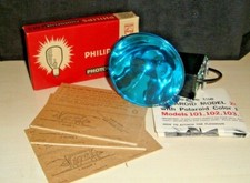 LAMPEGGIATORE FLASHGUN POLAROID #268 CON 10 BULBI  ORIGINALE 