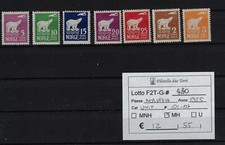 Norvegia 1925 Posta Aerea Unif