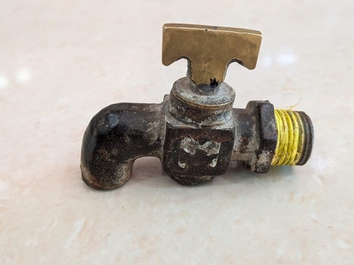 Vecchio vintage pesante ottone - pesante,