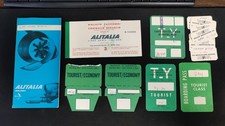 Alitalia Folder Biglietti Aerei anni '60