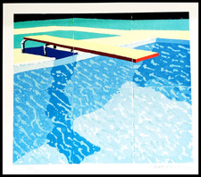 David Hockney Litografia COA