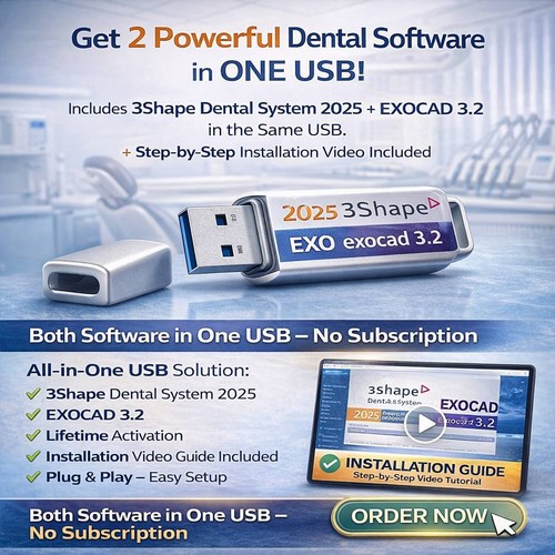 Dental cad design usb - cad, +