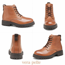 STIVALI UOMO ANFIBI pelle moto