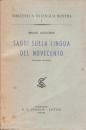 Saggi sulla lingua del