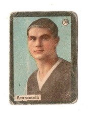 CALCIO   FIGURINA ORIGINALE  BRESCIA  SCARAMELLI ED BALILLA   NR 89