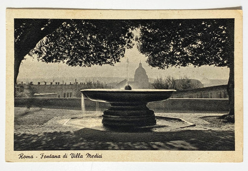 Cartolina roma fontana - cartolina,