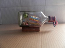 REGALO NATALE  VINTAGE ART DIORAMA PHILIPINE BOTTIGLIA SOUVENIR COLLEZIONE